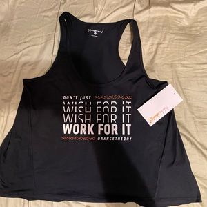New with tags Orangetheory Fitness OTF Hi-Low tank size women’s medium